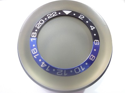 NEW BEZEL INSERT 38MM GMT BATMAN LARGE DIVERS 10BAR SKX031-033 (7S26-0040)
