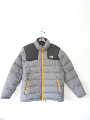The North Face Massif Down 700 Down Jacket Grey Puffer Men’s Size L video thumbnail