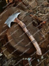 Custom Handmade Winkler Knives Replica Sayoc RnD Axe Tribal Spike With Sheath