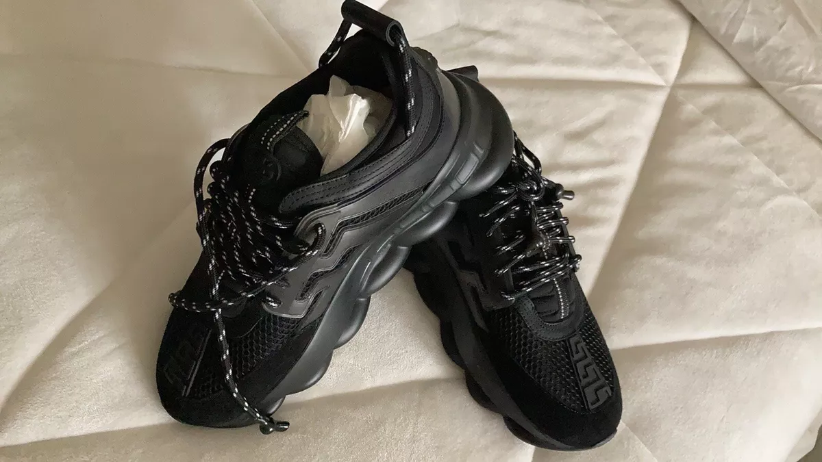 Versace Chain Reaction Sneakers Black