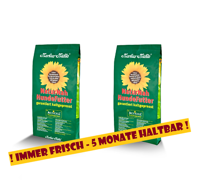 Markus Mhle Naturnah Hundefutter 2x15kg (mindestens 5 Monate haltbar!) |  eBay.de