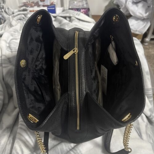 Michael Kors Jetset Black & Gold Stud Purse Retail $398.00 NWT - Picture 5 of 5