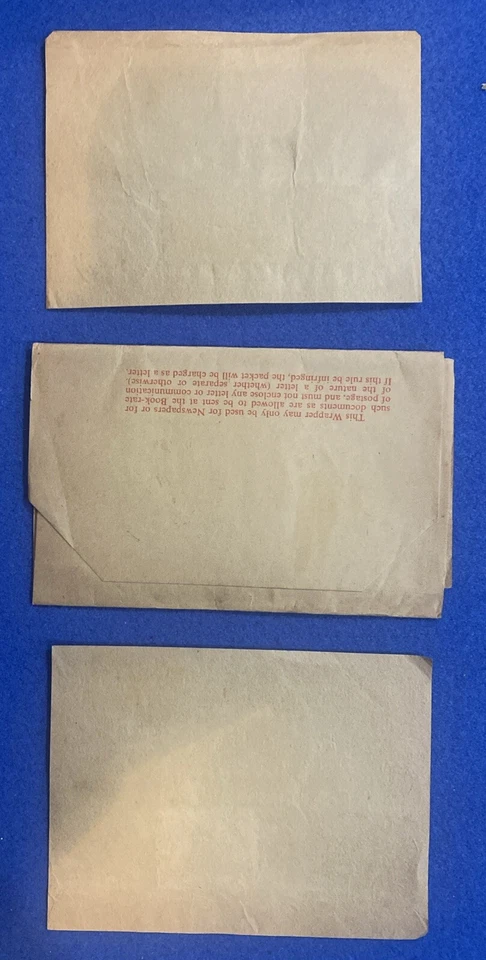 ЛОТ ИЗ 10 ЯМАЙСКИХ ГАЗЕТНЫХ ОБЕРТОК ПОЧТОВЫЕ КАНЦЕЛЯРСКИЕ ТОВАРЫ 1966 (Surface Mail), РЕДКИЕ - Изображение 4 из 4