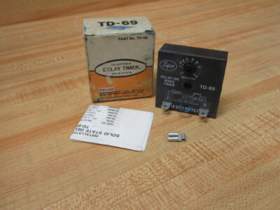 Supco TD-69 Delay On Make Timer TD69