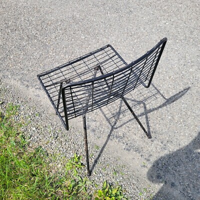 ガーデンファニチャー 50s wire chair by John Keal John Keal Wire