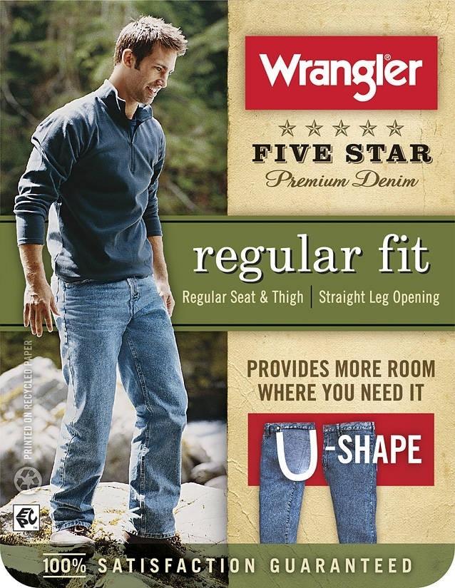 Wrangler Jeans Mens Regular Fit - Dark Stonewash Size 30 X 32 Straight Leg  for sale online | eBay