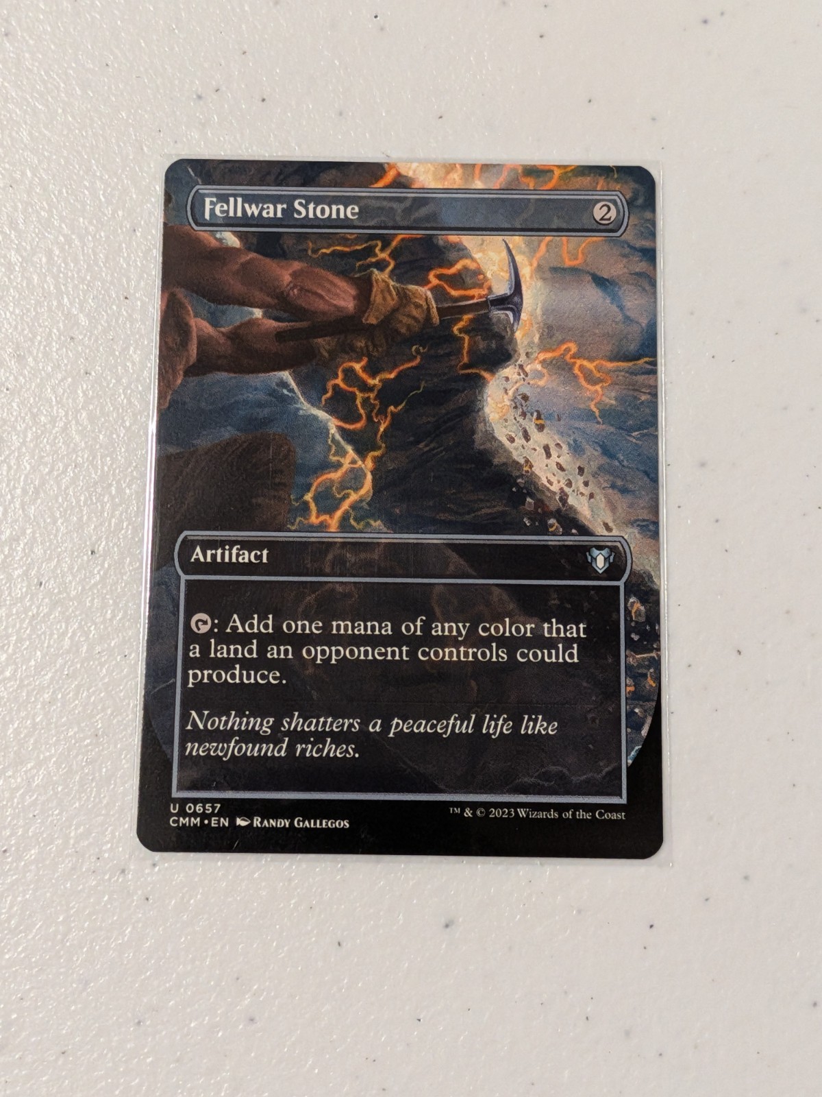 MTG Fellwar Stone (Borderless) Commander Masters NM
