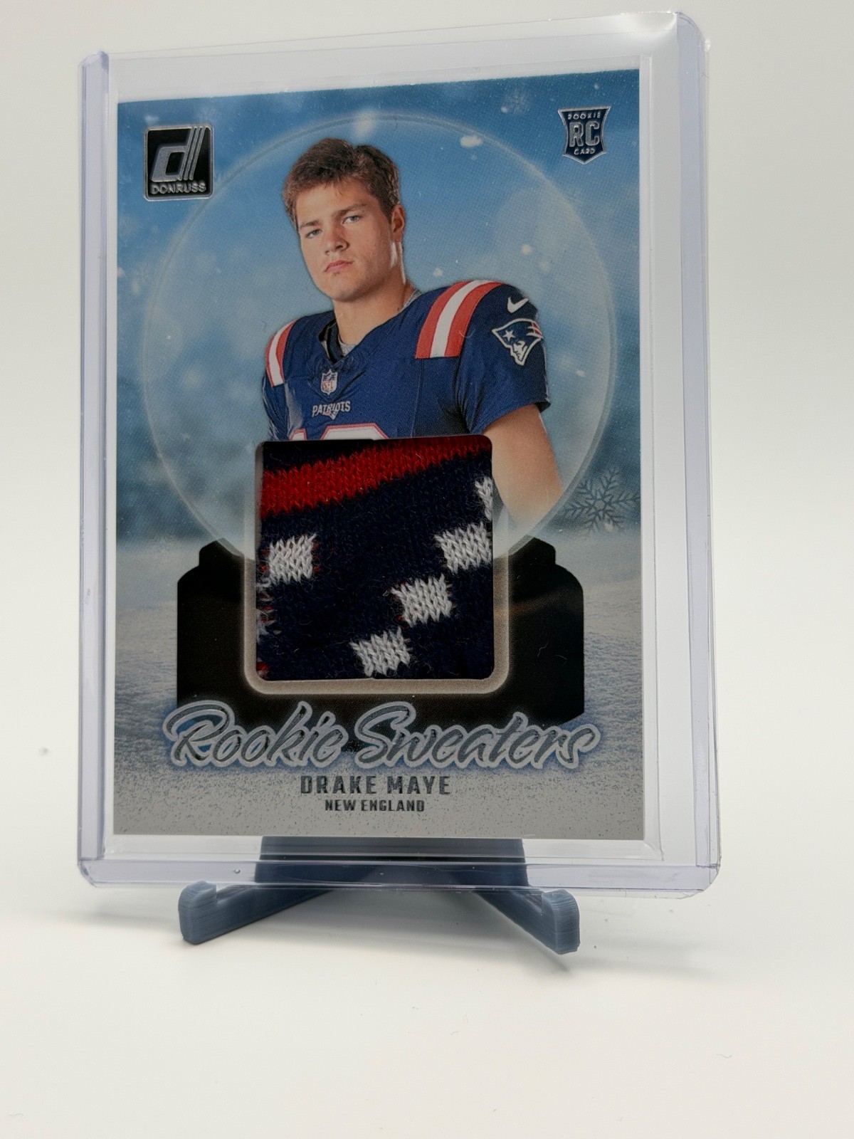 2024 Panini Donruss - Rookie Holiday Sweaters Drake Maye #RHS-DMA (MEM, RC)