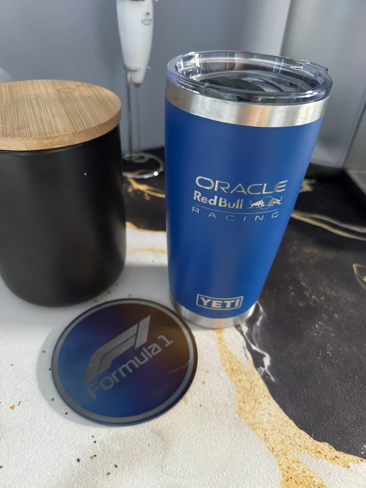 Taza de café vaso YETI MV1 Max Verstappen F1 Fórmula 1 Racing Oracle Red Bull  Foto 2 de 2