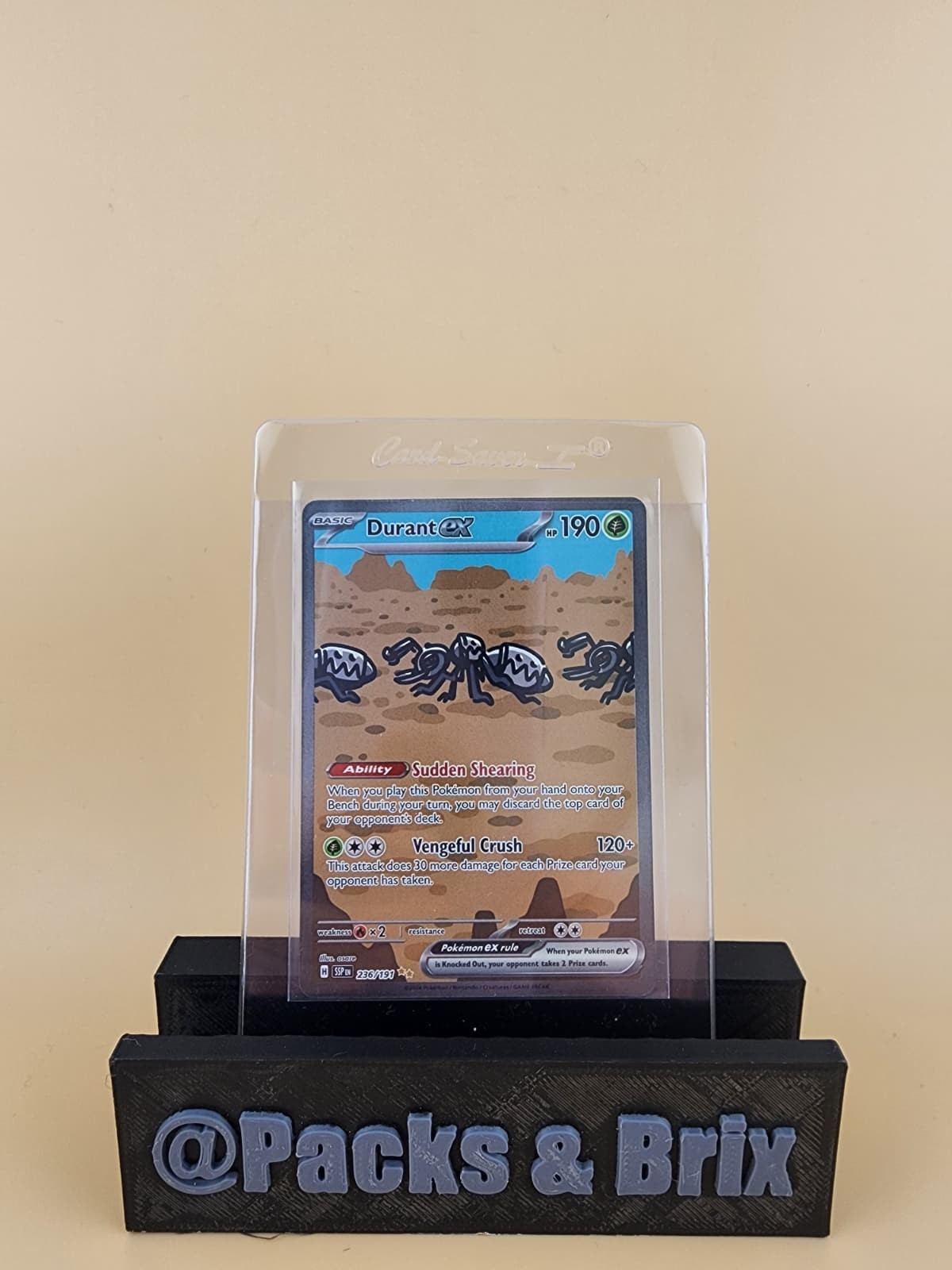 Durant ex 236/191 Sv08: Surging Sparks Holo near Mint (NM)