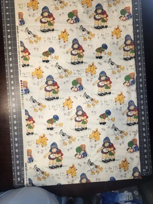 Little Darlings Cotton Fabric By Michael Miller, Kewpie Vintage Children...