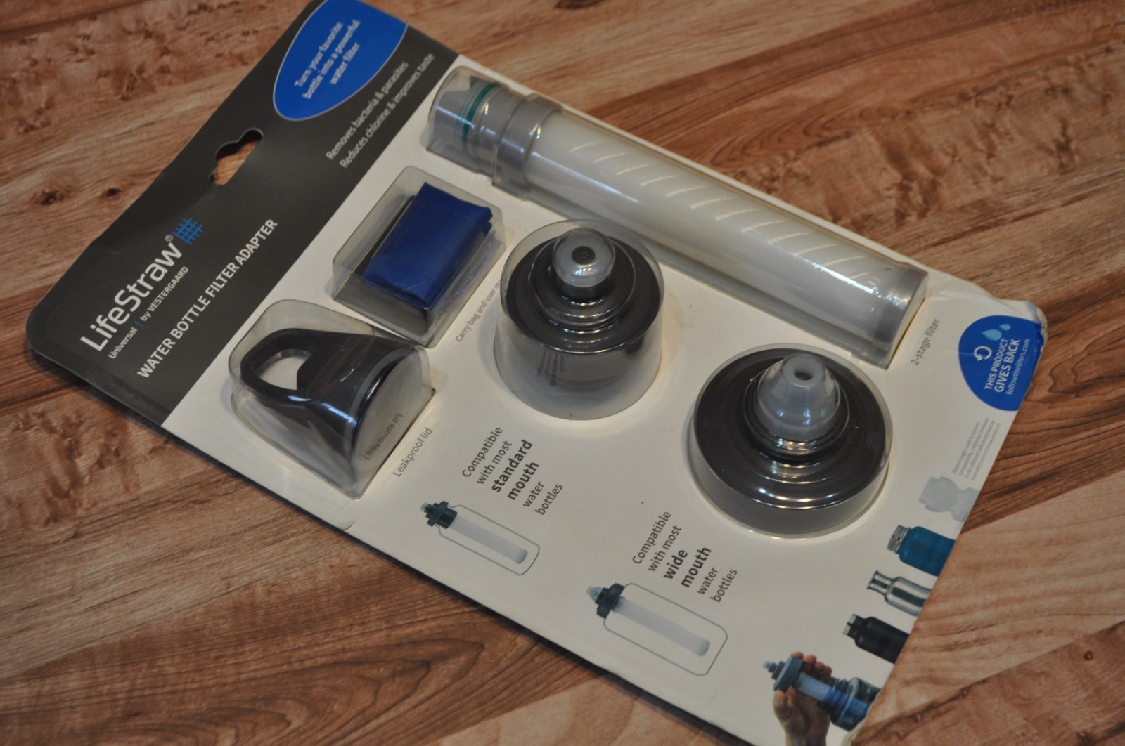 NEW LifeStraw Universal Water Filter Bottle Adapter Kit Fits