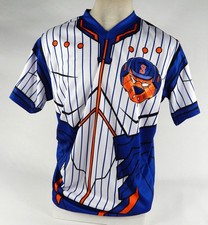 2023 Syracuse Mets #40 Game Issued White Jersey Marvel Defenders Diamond 46 9