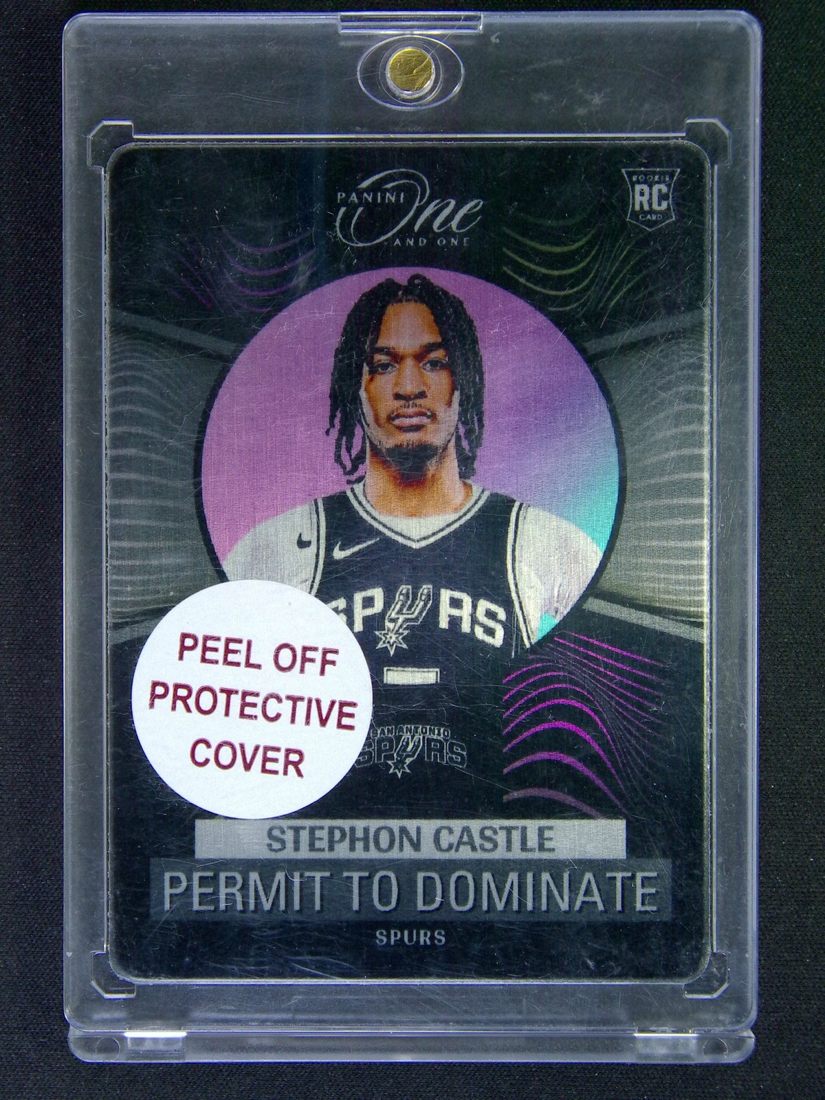 2024-25 Panini One and One Stephon Castle RC Permit To Dominate #11