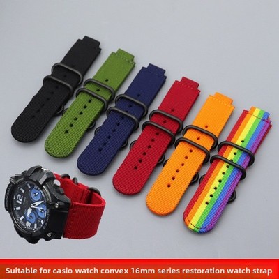 For Casio GM110 GM2100 GA900 GA110 2100 Quality Nylon Canvas Watch Band Strap