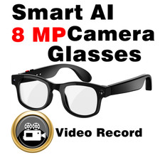Camera AI smart glasses with Bluetooth Translation and Video control