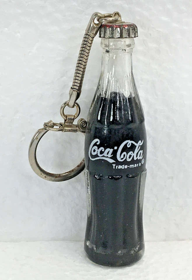 COCA~COLA  3 1/4"  GLASS  BOTTLE  ~~   KEY CHAIN KEYCHAIN - Image 4 of 4