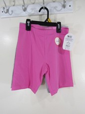 New Wonder Nation 2 Pack Bike Short Size L 10 12 Girls Pink Gray