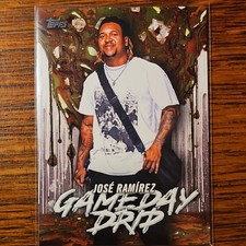 Topps Game Day Drip Insert José Ramírez Cleveland Guardians #GD-18 2025 Series 1