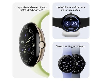 NEW Google Pixel Watch 4 - 41mm - Wi-Fi Champagne Gold (GA06002-US