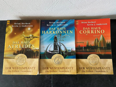 Der Wüstenplanet Die frühe Chroniken 1-3 Atreides Harkonnen Corrino / Herbert A