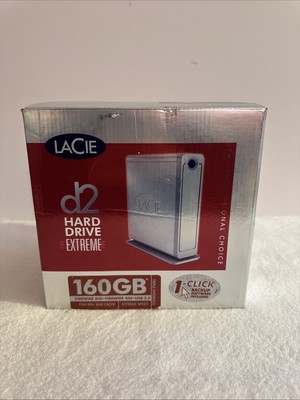 Lacie d2 Hard Drive Extreme 160GB NEW SEALED !