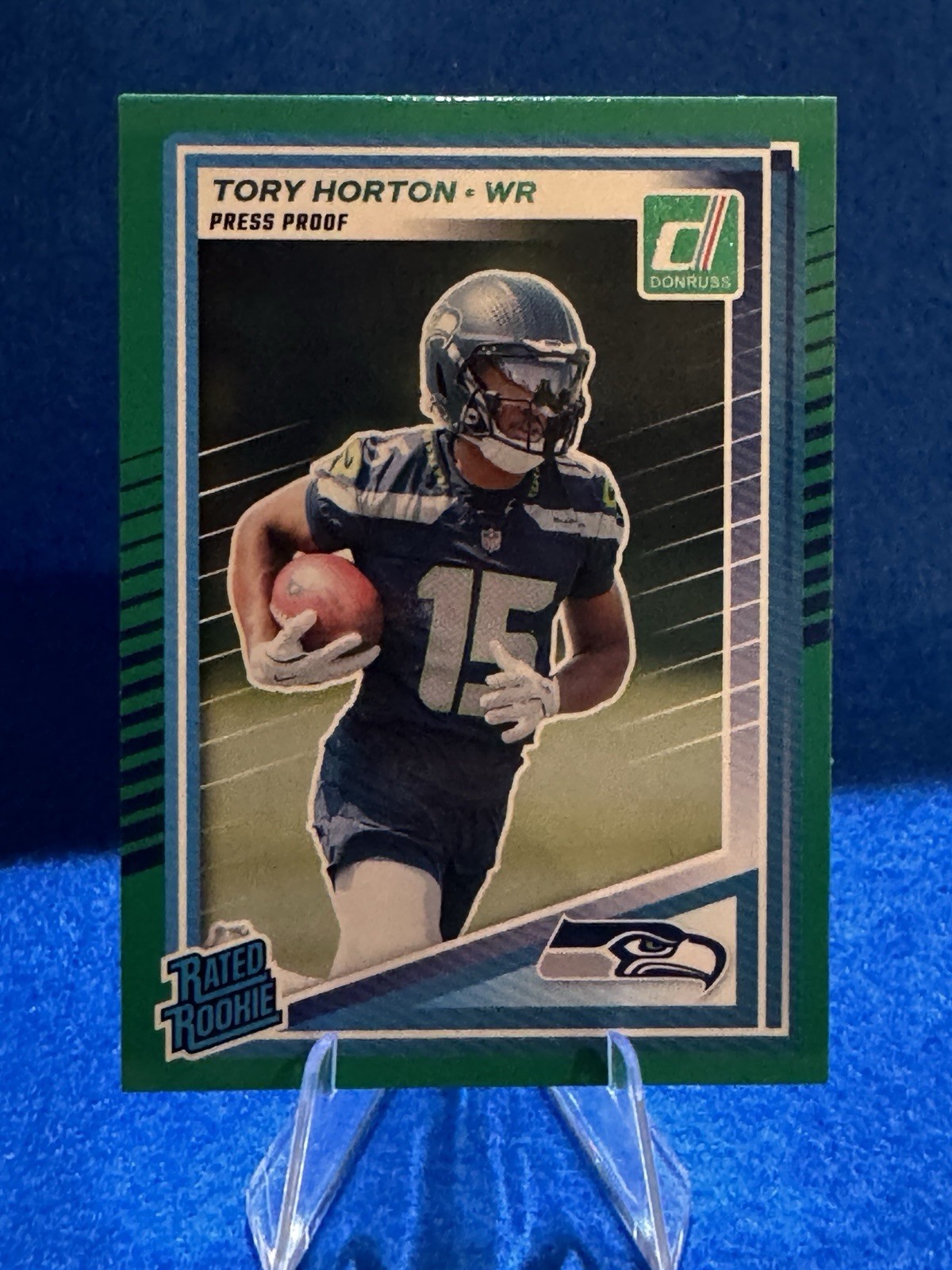 2025 Donruss TORY HORTON Seattle Seahawks #388 Rookie Green Preess Proof