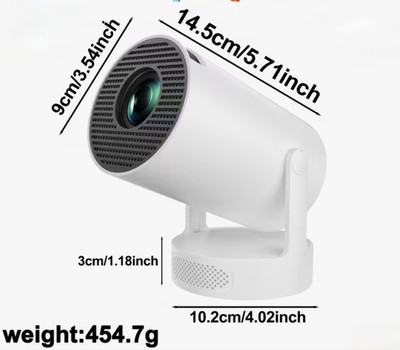 XYA Ultra-HD Smart Mini Projektor - 150 ANSI, 180° Rotation, Auto Keystone Neu