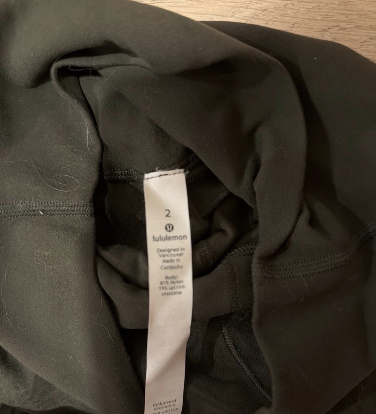 lululemon Olive Align 28” Solid Women's Leggings … - image 2