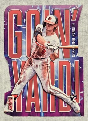 2023 topps stadium club gunnar henderson rc goin yard red paralell GY-20 mint