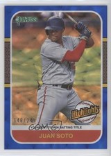 2021 Panini Donruss Highlights Blue 146/249 Juan Soto #HI3 2qw