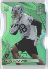 2015 Panini Spectra Rookies Neon Green Prizm Die-Cut 15/15 Clive Walford 11pj