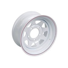 Cragar Nomad I White Wheel 15x7 5x5.5 Bc Set Of 2
