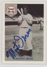 1992 Front Row The All-Time Great Series /5000 Monte Irvin #2 Auto HOF 0b0
