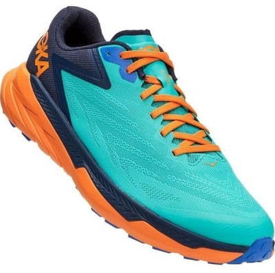Hoka (Men's 10) Zinal Trail Running Shoes Atlantis/Outer Space