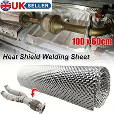 Car Heat Shield Welding Sheet Stainless Mat for Turbo Downpipe Manifold 100*60cm