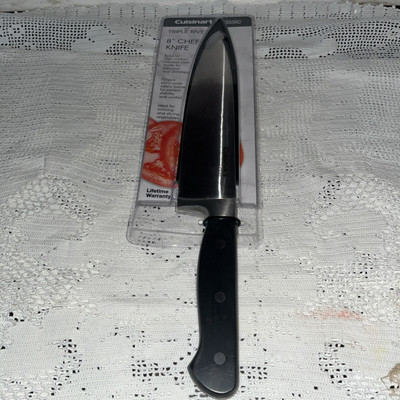 Cuisinart Classic Triple Rivet Collection Chef's Knife, 8-Inch (C77TR-CF-25)