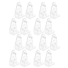 16Pcs Clear Plastic Blind Cord Cleats Reusable Cord Holders for Window Blinds
