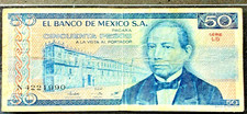 Mexico  50  Pesos   Circulated Banknote Paper Money 