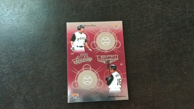 2002 Playoff Team Tandems Red # TT-24 Brian Giles Aramis Ramirez Pirates (B62)