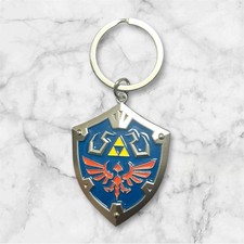 Zelda Hylian Shield Keychain Metal Charm The Legend of Zelda New