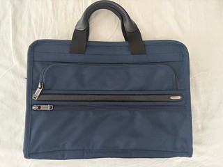 TUMI Blue Nylon Laptop Briefcase 15 in Padded Solid 26101NVOP