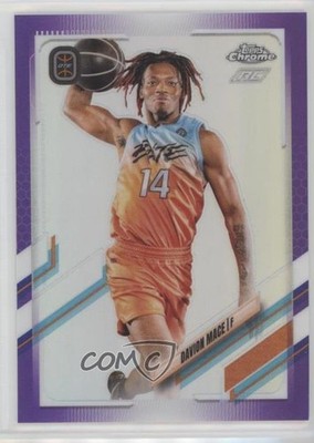 2021 Topps Chrome OTE Overtime Elite Purple Refractor /299 Davion Mace #99 0w53