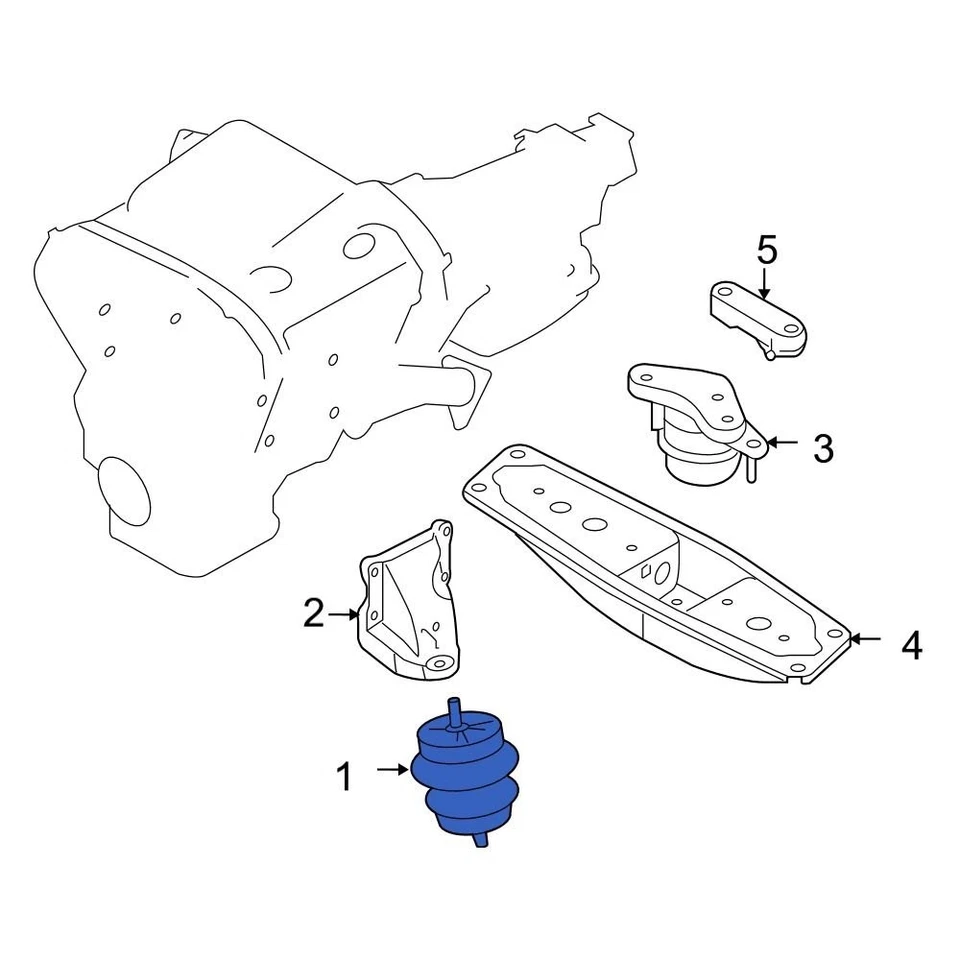 For Infiniti G35 2007-2008 Infiniti 11220JK00A Front Engine Mount Foto 3 de 4