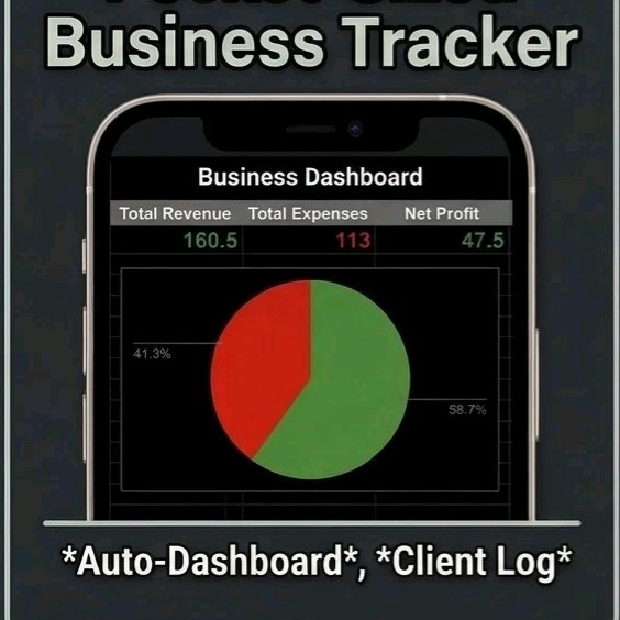 Small Business Bookkeeping Spreadsheet | Mobile Service Income &Amp; Expense Tracker