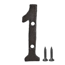 House Number, 3 Inch Cast Iron Number 1 for Home Hotel Mailbox Address Sign