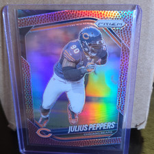 2025 Panini Prizm Julius Peppers #296 Pigskin Prizm /180 Chicago Bears