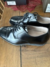 Florsheim Kids SIZE 7 Cap Toe Black Leather Oxford High Quality Shoe