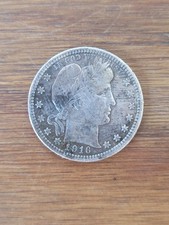 USA Etats-Unis Pièce De Barber Quarter 1/4 Dollar 1916 D En Argent Qualité P3239