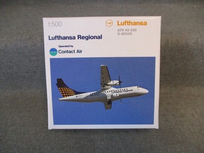 Herpa 1:500 516044 Modellflugzeug Lufthansa ATR- 42-500 in OVP